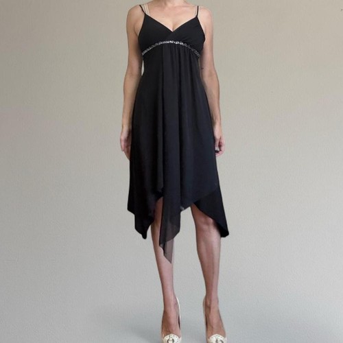 Y2k asymmetrical sequined midi - asymmetrical,