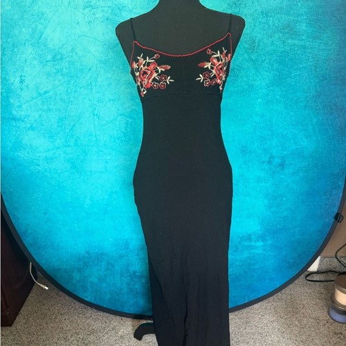 Y2k kookai black embroidered - kookai,