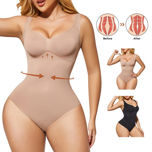 Women thong bodysuit tummy - women's,