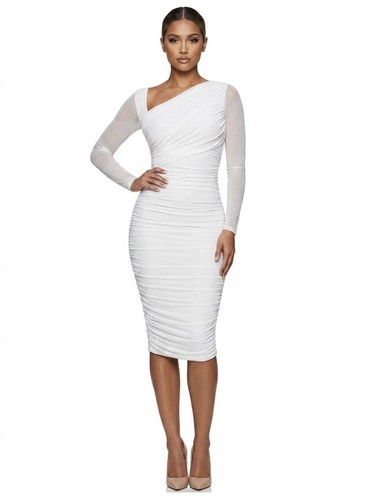 Women white one shoulder - white, one-shoulder