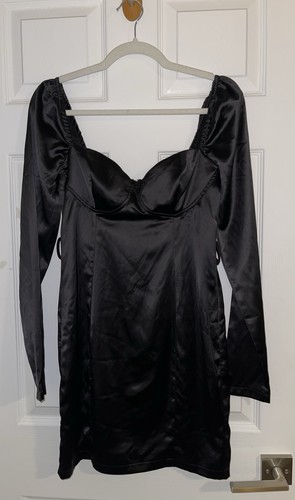 Nwot nastygal black satin - nwot,