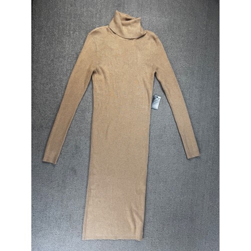 Express dress womens small tan - express,
