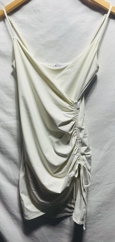 Garage white ruched strappy - white,