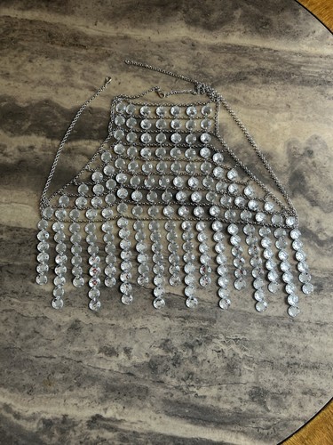 Sparkling crystal body chain - body,