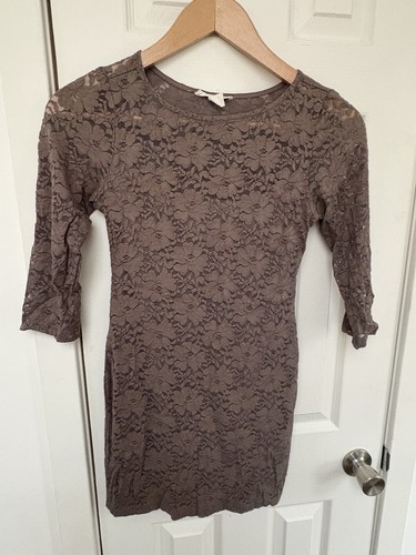 Brown forever lace body - lace,